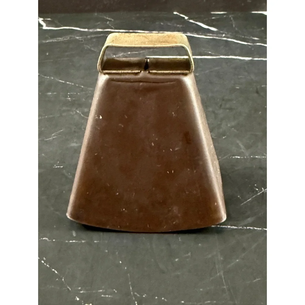 Vintage VFW Veterans of Foreign Wars Metal Cowbell Bell 3in X 2in